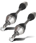 Straight Fire Fresh Front CV Axle Shaft Assembly Pair For Ram 1500 Four Wheel Drive Only 2012 2022, 24 inch shafts.
