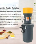 Electric Grain Mill Grinder 1000W Dust Free Operation Detachable Hopper 5 Sieves For Wheat Corn Grains Spices Coffee Beans Large 6.6 Gallon Capacity