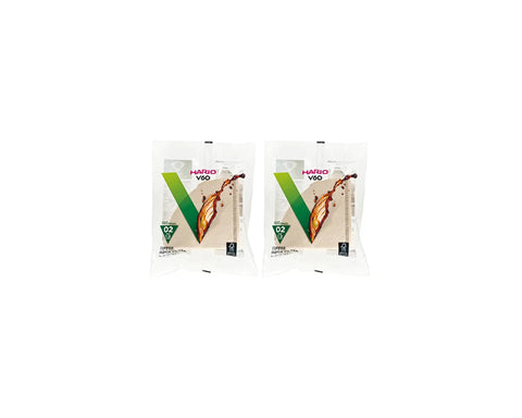 Pack of V60 Paper Coffee Filter Size 02 Natural 200 Count For Pour Over Cone Dripper Fits 1 To 4 Cups Easy To Use Made In Japan