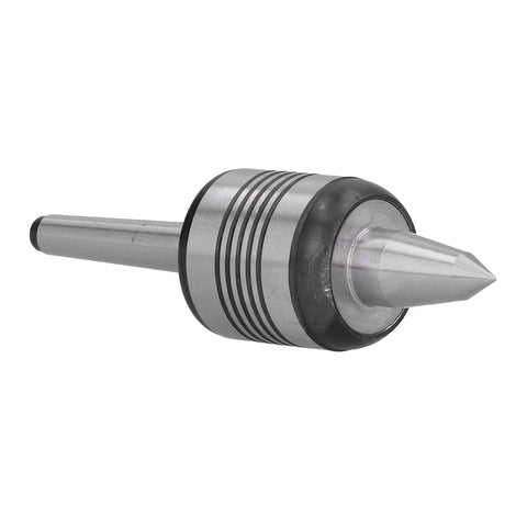 60 Degree Point Morse Taper Lathe Center for CNC, high-speed steel tip, 40Cr steel body, smooth bearing, durable T10 alloy shaft.