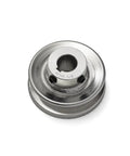 V Groove Drive Pulley For Power Transmission All Purpose Steel Pulley Two Point Five Inch Outer Diameter Five Eighth Inch Inner Bore Three Quarter Inch Width