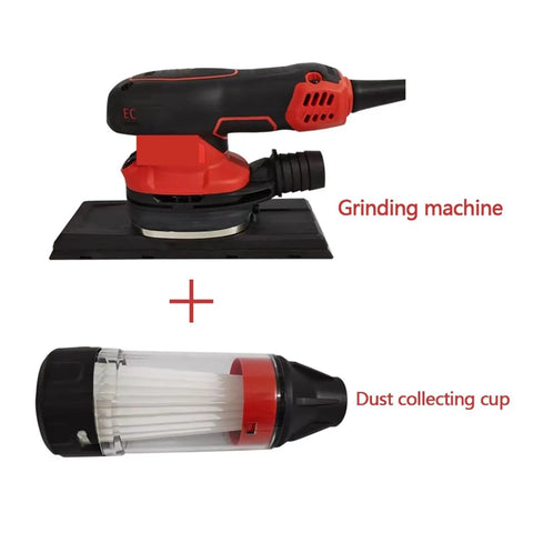 Kickass Electric Belt And Orbital Sander With Adjustable Speed Settings For Woodworking And Metal Refinishing Featuring Hella Smooth Dust Free Grinding Pad For Hardcore Diy Work with dust collection cup
