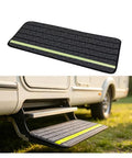 Tab 400 RV Step Covers Rug Treads Grippy Anti Slip Dustproof Mats For 2018-2026 Models on camper step showing non-slip surface
