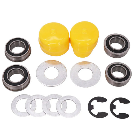 Wheel Bearing Conversion Kit For John Deere LA Series Tractors LA140 LA145 LA150 LA155 LA165 LA175 LA100 L105 L108 L110 L120 L130 L135 Durable Premium Upgrade High Quality Replacement Bolt Right Up. bearings, washers, clips
