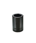 18mm 1/2 Inch Drive 6 Point Metric Impact Socket For Heavy Duty Automotive And Workshop Use, showing hex opening and anti slip design