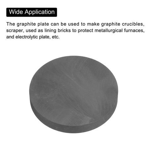Wide application of solid pick for metalworking graphite block discs pack of 2 high purity plates 70x10mm for metallurgy and lab use