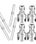 Portable Heavy Duty Plastic Pipe Threading Tool Kit For Half Inch And Three Quarter Inch Pipes With Carbon Steel Internal And External Threaders Built Tough As Nails For Home Plumbing Repairs And DIY Leak Fixes, carbon steel threaders