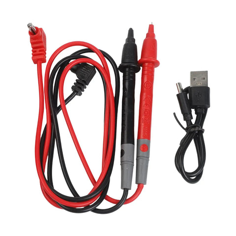 FS899L All In One Digital Multimeter With Auto Ranging Rechargeable Fully Automatic Tester leads and USB cable
