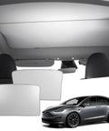 EYPINS Model Y sunshade roof cover, silver, for Tesla Model Y 2020–2025, heat and UV protection