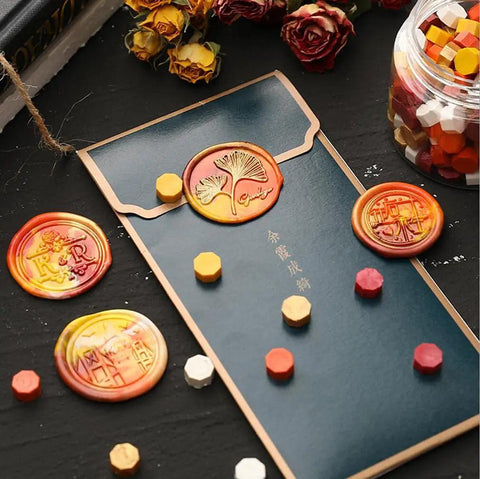 Top Shelf Octagon Sealing Wax Beads With Clear Case For Letters Cards And Invitations Melts Clean Without Stress To Craft Slick Seals That Slap On Every Package