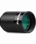 1.25 Inch 0.5x Focal Reducer For Telescope With C Mount Adapter To CCD Camera lying on its side showing lens