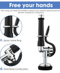 Built Tough Commercial Kitchen Pre Rinse Sprayer 2 Pack Heavy Duty 1.42 Gpm Dishwasher Sprayer Head replacement with ergonomic grip and brass construction.
