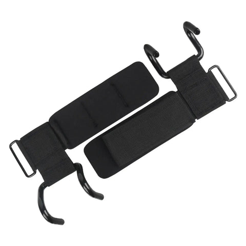 Non Slip Weight Lifting Hooks For Men And Women With Wrist Support And Cushioned Comfort Non Slip Rubber Sleeve hooks shown