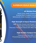 Hydraulic cylinder, 3.5 bore x 8 stroke, double-acting tie-rod, 2500 PSI, black metal body with Amazon branding