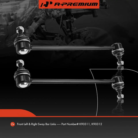 Two Front Sway Bar End Links Stabilizer Kit For Toyota Camry Avalon Solara RX300 ES300 1997 1998 1999 2000 2001 2002 2003 2004 Direct Fit