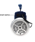 Built Tough Single Stage Rotary Vane Vacuum Pump, showing start switch and durable design for AC techs.