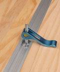Beefy One Quarter Twenty Miter T Slot Bolt for table saw, 2-inch, installed in 3/4 x 3/8 slot, great for fixturing jig setups