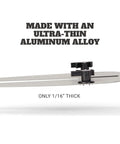 Game-Changing Adjustable Golf Putting Gates Trainer For Home Practice made with ultra-thin aluminum alloy, 1/16 inch thick