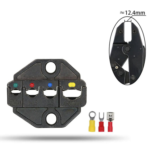 Heavy Duty Replacement Jaws For Crimping Pliers High Carbon Steel Interchangeable Die for electrical terminal crimping on standard tools.