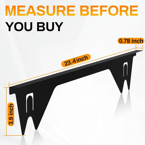 Stove Gap Covers 25.6 Inch Long And 0.4 Inch Wide Aluminum Gap Guards For Counter Sides Slick Heat Resistant 23.4-inch measure