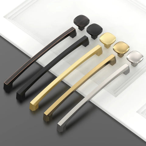 Variety of cabinet pulls including 10 Pack 7.5 Inch Champagne Bronze Cabinet Pulls, Heavy Duty Solid Kitchen Cabinet Handles For Cabinets And Bathrooms