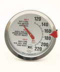 Go To All Purpose Meat Thermometer For Oven And Bbq With Large Two Point Five Inch Dial Stainless Steel Stem And Housing
