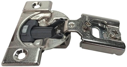 Soft Close Compact BLUMOTION 38N Hinge For Face-Frame Cabinets, 105 Degree Opening, 1/2 Overlay, Screw-On Mount, 4-Pack Blum 38N355B.08 Delivers Smooth Quiet Damping