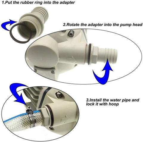 Installation steps for Diaphragm Irrigation Pump With Self Priming For Industrial Use Electric Water Pressure Booster 110V AC