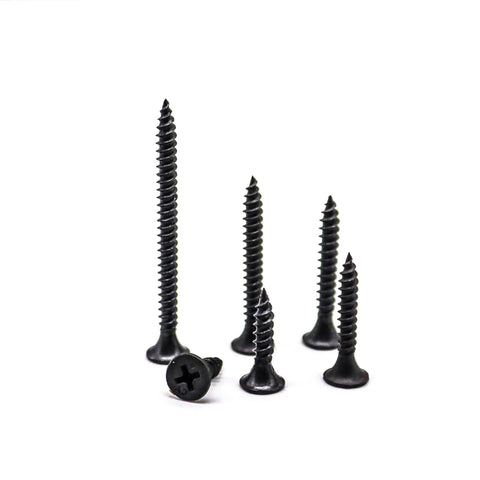 Rock Solid Number Six Fine Thread Drywall Screws Assortment With Phillips Bugle Heads, 130 rustproof screws in various lengths.