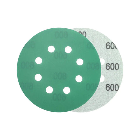 5 Inch Sanding Discs Set 50 Pack With 8 Hole Hook And Loop Assorted Fine Grit 800 1000 1200 1500 2000 For Wet Dry Polishing On Wood Metal Car Plastic