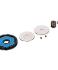 56T Spur Gear With 13T Motor Gear Upgrade For Axial SCX10 II AX31027 RC Car components laid out