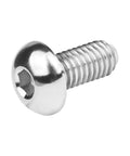 Premium M4 Titanium Hex Head Bolt Grade 5 Silver for automotive use, fully threaded, lightweight, anti-corrosion fastener.