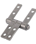 360 Degree Friction Hinge With 2N.m Torque For Full Rotation And Precise Positioning, Metal Silver Tone, 48x31.5x8mm