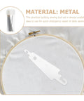 Two Pack Of Killer Heavy Duty Crewel Hand Sewing Needles With Super Easy Self Threading Eyes And A Hella Handy Storage Box Straight Up Made For Tough Fabric Fixes And Weekend Projects, with metal quilt tool.