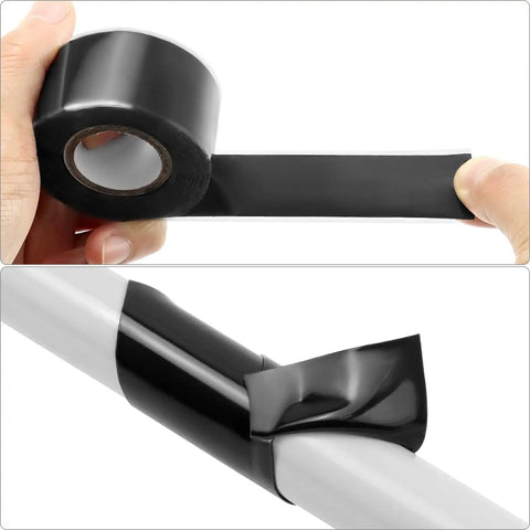 Self Fusing Silicone Tape For Leak Repair And Anti Skid Grip, 1 Inch By 10 Feet Each, Two Rolls High Friction Handle Tape That Holds Tight