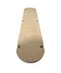 Zero Clearance Insert For Dewalt Sliding Compound Miter Saws DW718, durable wood material, view of top surface.