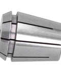 Dead Nuts Precision ERG32 Collet Chuck For Cnc Milling And Engraving Machines showing stainless steel design with grooves.