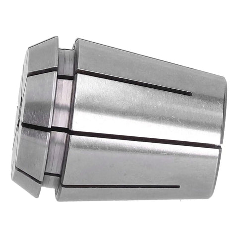 Dead Nuts Precision ERG32 Collet Chuck For Cnc Milling And Engraving Machines showing stainless steel design with grooves.
