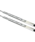 12 Inch Locking Drawer Slides Heavy Duty Full Extension Detachable Rails Up To 265 Lbs For Cabinets RVs And Trucks With Ball Bearing Smooth Operation And Rugged Galvanized Steel Construction, pair of galvanized steel slides