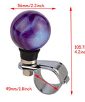 Purple Power Steering Wheel Knob Spinner Turn Aid Grip For Tractors Forklifts And Lawn Mowers with size dimensions