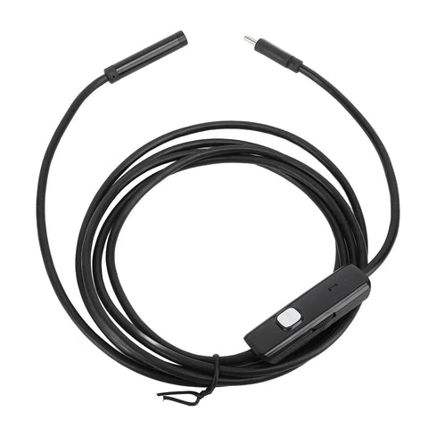 7mm Industrial Endoscope With 2MP HD Camera And Type C USB And Micro USB Interfaces 2m Cable for tight spots inspections