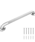 12 Inch Shower Grab Bar Heavy Duty 304 Stainless Steel Handrail Anti Slip Wall Mount shown with installation screws.