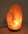 Himalayan Pink Salt Lamp With Dimmable Warm Glow Handcrafted Wooden Base Natural Crystal Rock Salt From Himalayan Foothills Soft Night Light