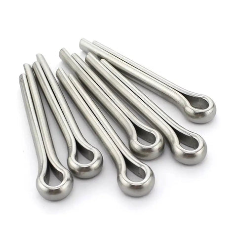 Heavy Duty 304 Stainless Steel Cotter Pins Galvanized Split Clips Elastic Fasteners M1 To M10 Sizes for secure automotive use.