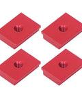 M6 Threaded Woodworking T Nut For 30 Series Aluminum Profiles Sliding Slot Nut For Table Saws And Benches, red aluminum.