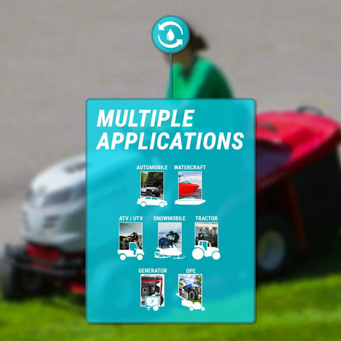 All American Style Battery Powered Stick Pump For Fast Fluid Transfer And Quick Siphoning Of Gas Diesel Antifreeze And Washer Fluid From Jerry Cans, showing multiple applications like automobiles and watercraft.