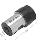 ER16 Collet Block Chuck Holder With Spiral Linear Thread for lathes, drilling, milling and boring machines, smooth spindle motor shaft clamping