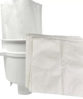 Disposable Cold Brew Filter Bags For Iced And Batch Coffee Easy Brew No Mess Rip Resistant Paper Filters Compatible With Toddy Cold Brew Maker Eleven And A Quarter Inch By Thirteen Inch White Pack Of Thirty displayed with filter basket.