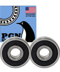 Two Pack 12x37x12mm Chrome Steel Sealed Ball Bearings Built For High RPM Performance, Ultra Durable To Cut Maintenance And Replacement Needs, Perfect For RC Cars, Gearboxes, Motors, And Heavy Duty Machinery. Two sealed chrome steel bearings with USA-packaged box