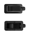 Top and bottom view of 4 Pack IP68 Solar Cable Entry Gland, Waterproof ABS 1 Way Cable Housing for RV, Caravan, Marine & Solar Panel Roof Installations.